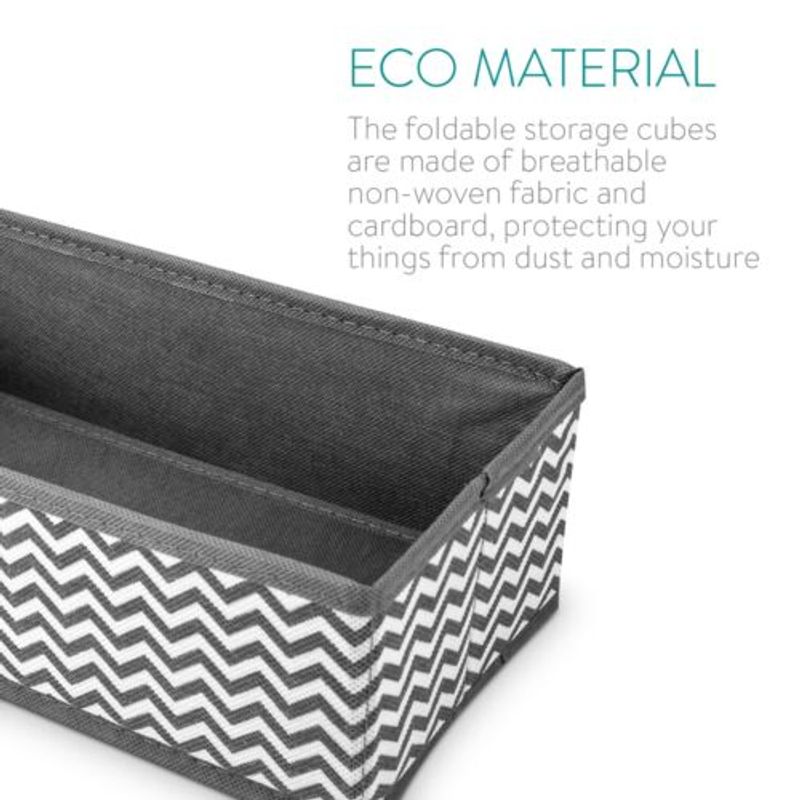 Casa si Gradina - Mobilier - Organizare si depozitare - Cutii depozitare - Set 12 cutii de depozitare Navaris diverse marimi, 49052.10 - Infinity.ro