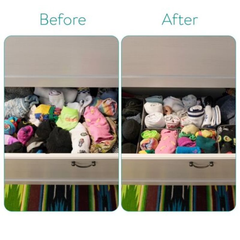 Casa si Gradina - Mobilier - Organizare si depozitare - Cutii depozitare - Set 12 cutii de depozitare Navaris diverse marimi, 49052.10 - Infinity.ro