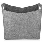 Casa si Gradina - Mobilier - Organizare si depozitare - Cutii depozitare - Cos de depozitare din pasla Navaris Basket, gri, 40 x 23 x 39.5 cm, 45832.19 - Infinity.ro