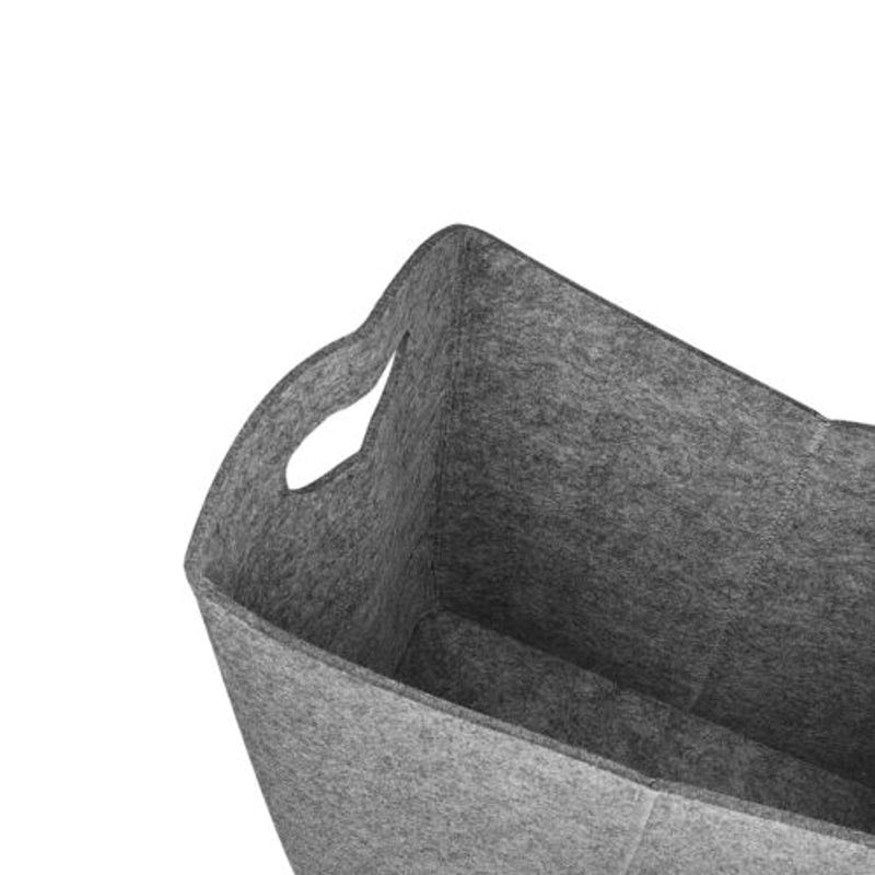 Casa si Gradina - Mobilier - Organizare si depozitare - Cutii depozitare - Cos de depozitare din pasla Navaris Basket, gri, 40 x 23 x 39.5 cm, 45832.19 - Infinity.ro