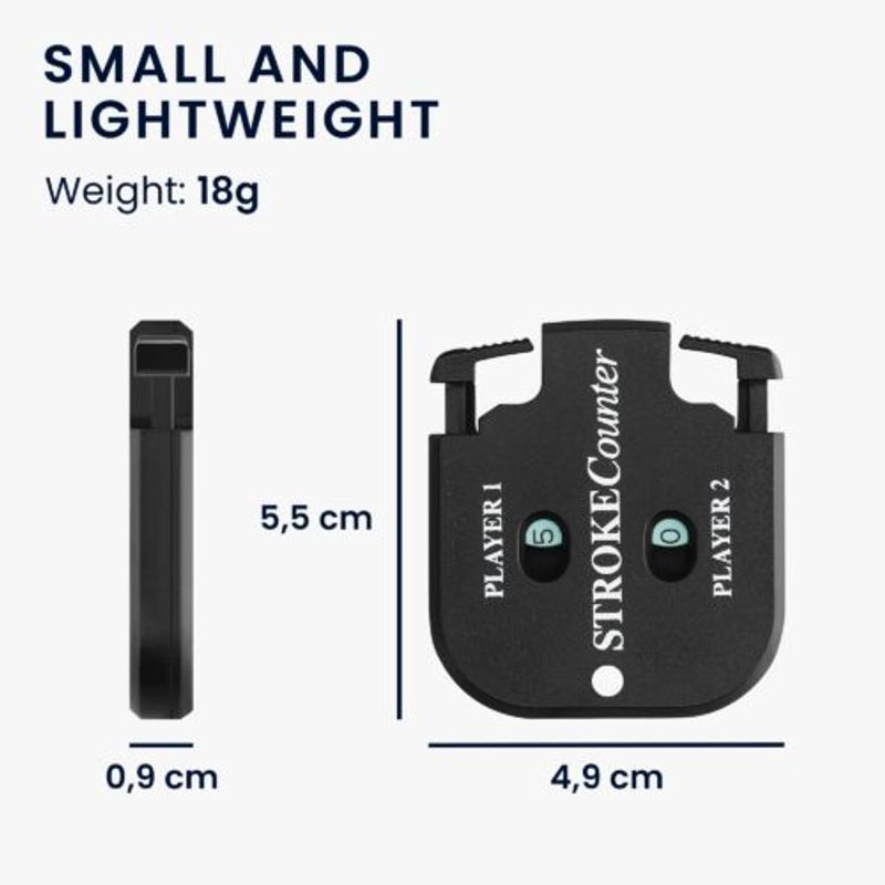 Sport si Outdoor - Accesorii si echipamente sportive - Accesorii antrenament si tabele tactice - Tabela scor pentru jocuri de golf si mini golf, Kwmobile, Negru, Plastic, 57894.01 - Infinity.ro