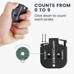 Sport si Outdoor - Accesorii si echipamente sportive - Accesorii antrenament si tabele tactice - Tabela scor pentru jocuri de golf si mini golf, Kwmobile, Negru, Plastic, 57894.01 - Infinity.ro