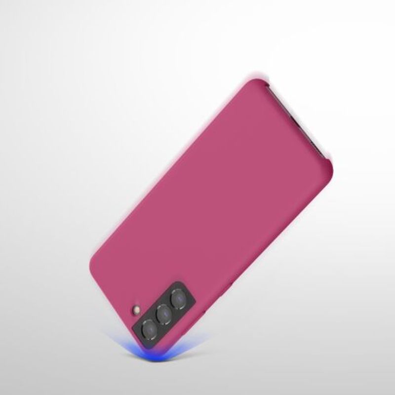 Laptop, Telefoane si Tablete - Telefoane mobile si accesorii - Accesorii Telefoane - Huse telefoane - Husa pentru Samsung Galaxy S21, Silicon, Roz, 54056.213 - Infinity.ro