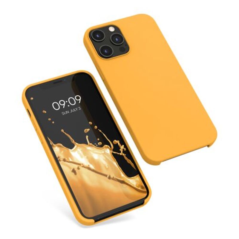 Laptop, Telefoane si Tablete - Telefoane mobile si accesorii - Accesorii Telefoane - Huse telefoane - Husa pentru iPhone 12 Pro Max, Silicon, Galben, 52644.217 - Infinity.ro