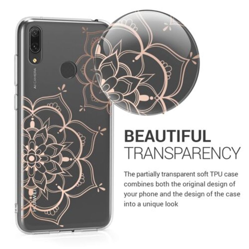 Laptop, Telefoane si Tablete - Telefoane mobile si accesorii - Accesorii Telefoane - Huse telefoane - Husa pentru Huawei Y7 (2019)/Y7 Prime (2019), Silicon, Rose Gold, 49254.01 - Infinity.ro