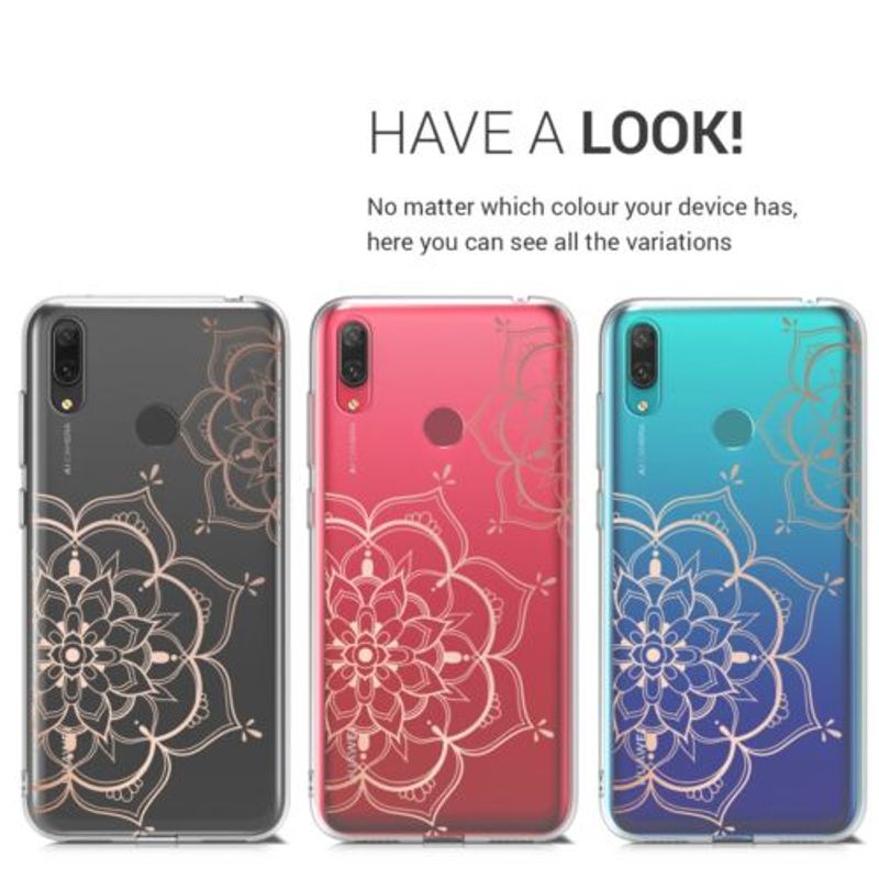 Laptop, Telefoane si Tablete - Telefoane mobile si accesorii - Accesorii Telefoane - Huse telefoane - Husa pentru Huawei Y7 (2019)/Y7 Prime (2019), Silicon, Rose Gold, 49254.01 - Infinity.ro