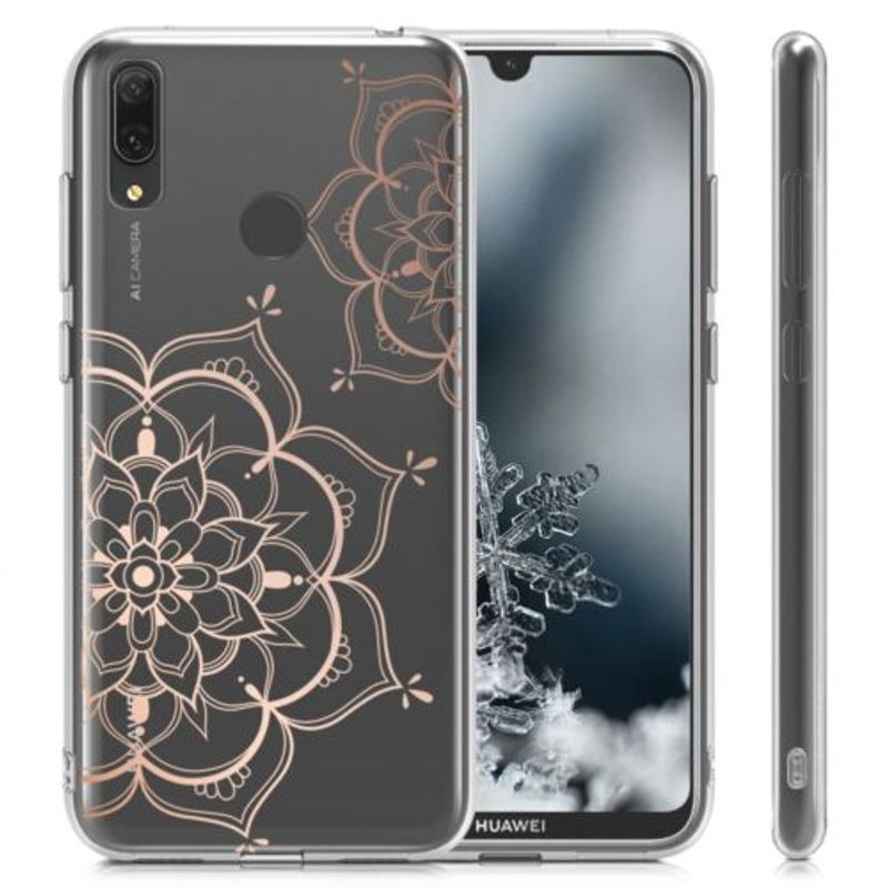 Laptop, Telefoane si Tablete - Telefoane mobile si accesorii - Accesorii Telefoane - Huse telefoane - Husa pentru Huawei Y7 (2019)/Y7 Prime (2019), Silicon, Rose Gold, 49254.01 - Infinity.ro