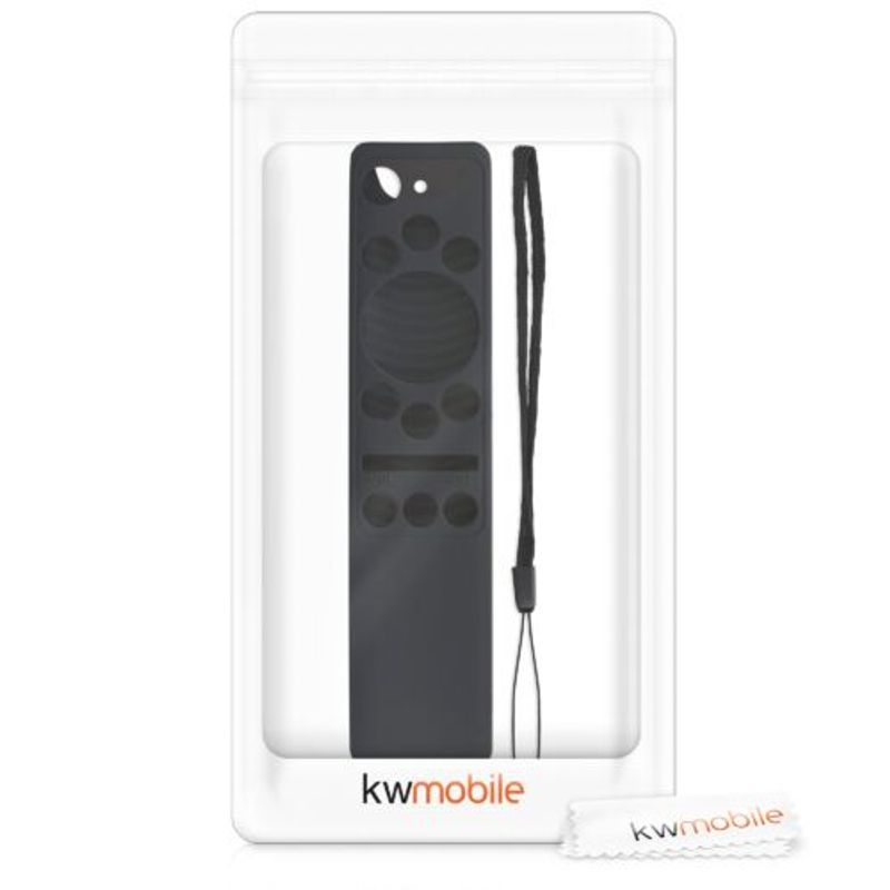 TV, Audio-Video si Foto - Accesorii TV si audio - Telecomenzi - Husa pentru telecomanda BN59-01312A/BN59-01312B, Kwmobile, Negru, Silicon, 55137.01 - Infinity.ro