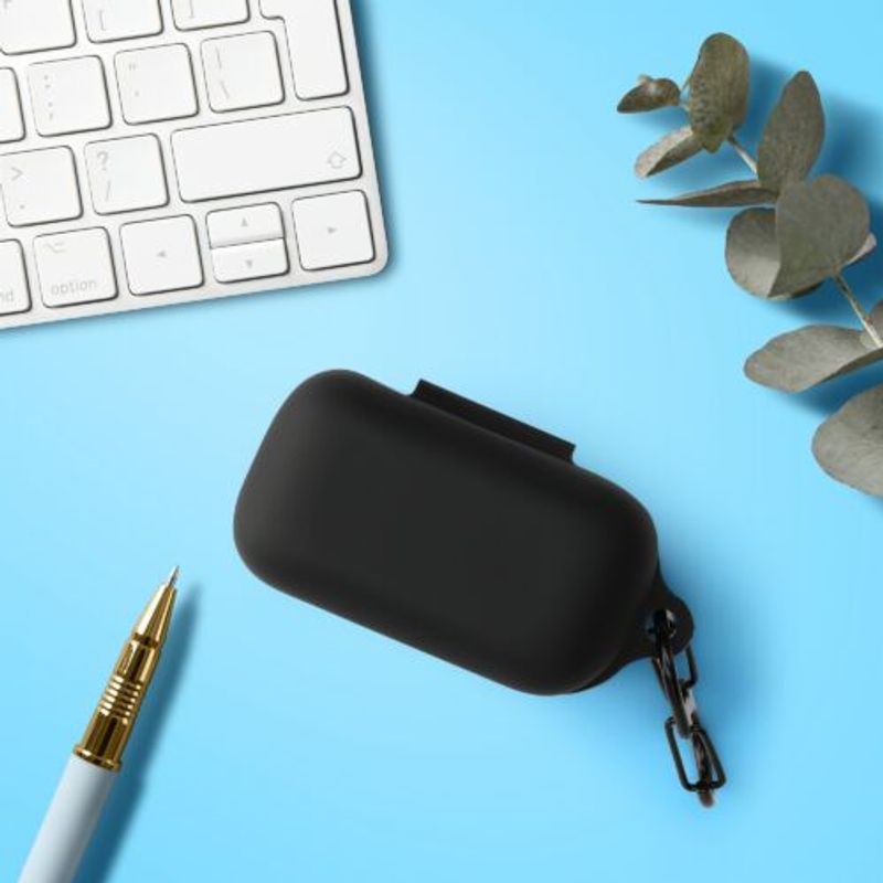 Laptop, Telefoane si Tablete - Telefoane mobile si accesorii - Accesorii Telefoane - Huse telefoane - Husa pentru casti Sennheiser CX True Wireless, Kwmobile, Negru, Silicon, 55991.01 - Infinity.ro