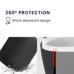 Laptop, Telefoane si Tablete - Telefoane mobile si accesorii - Accesorii Telefoane - Huse telefoane - Husa pentru casti Sennheiser CX True Wireless, Kwmobile, Negru, Silicon, 55991.01 - Infinity.ro