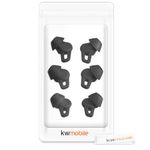 TV, Audio-Video si Foto - Portabile audio - Casti audio - Set 6 Varfuri de schimb pentru casti Huawei FreeLace Pro, Kwmobile, Negru, Silicon, 54780.01 - Infinity.ro
