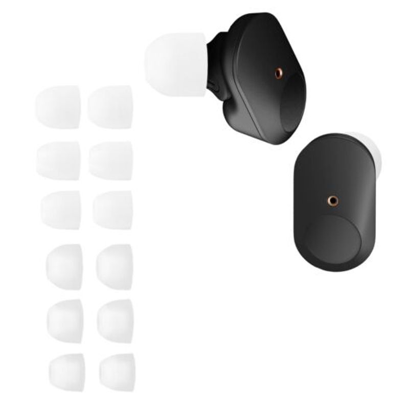 TV, Audio-Video si Foto - Portabile audio - Casti audio - Set 14 Varfuri de schimb pentru casti Sony WF-1000XM3/WF-1000XM4, Kwmobile, Alb, Silicon, 50710.02 - Infinity.ro