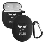 Laptop, Telefoane si Tablete - Telefoane mobile si accesorii - Accesorii Telefoane - Huse telefoane - Husa pentru casti Google Pixel Buds 2 (2020), Kwmobile, Negru/Alb, Silicon, 58157.01 - Infinity.ro