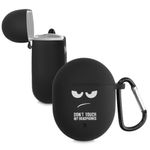 Laptop, Telefoane si Tablete - Telefoane mobile si accesorii - Accesorii Telefoane - Huse telefoane - Husa pentru casti Google Pixel Buds 2 (2020), Kwmobile, Negru/Alb, Silicon, 58157.01 - Infinity.ro