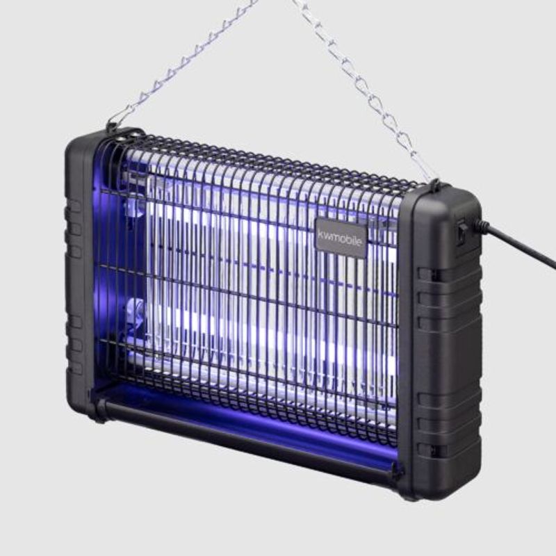 Casa si Gradina - Gradinarit si plante - Intretinere gradina - Articole daunatori gradina - Lampa UV pentru insecte 4000V, 80 m2, Kwmobile, Negru, Plastic, 53414.01 - Infinity.ro