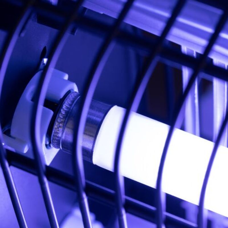 Casa si Gradina - Gradinarit si plante - Intretinere gradina - Articole daunatori gradina - Lampa UV pentru insecte 4000V, 80 m2, Kwmobile, Negru, Plastic, 53414.01 - Infinity.ro