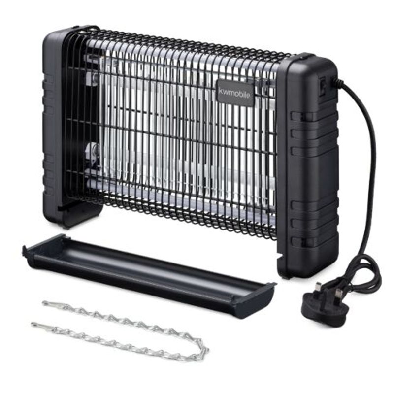 Casa si Gradina - Gradinarit si plante - Intretinere gradina - Articole daunatori gradina - Lampa UV pentru insecte 4000V, 80 m2, Kwmobile, Negru, Plastic, 53414.01 - Infinity.ro