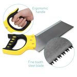 Casa si Gradina - Constructii - Scule de mana si unelte - Bomfaiere si fierastraie - Fierastrau manual cu dinti fini pentru lemn Navaris Tenon, 12 inchi, 48528.01 - Infinity.ro