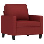 Casa si Gradina - Mobilier - Seturi de mobilier - Seturi living - Set canapea cu perne, 4 piese, textil, rosu vin, model 6 - Infinity.ro