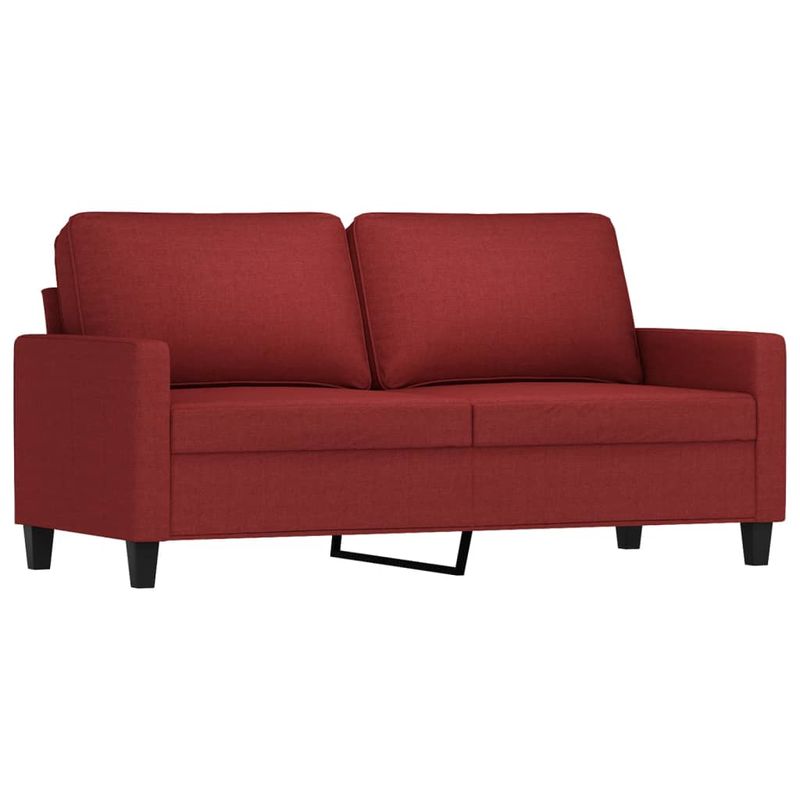 Casa si Gradina - Mobilier - Seturi de mobilier - Seturi living - Set canapea cu perne, 4 piese, textil, rosu vin, model 6 - Infinity.ro