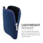 Laptop, Telefoane si Tablete - Telefoane mobile si accesorii - Accesorii Telefoane - Huse telefoane - Husa universala pentru eBook Reader de 7 inch, Kwmobile, Albastru, Textil, 57397.17 - Infinity.ro