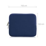 Laptop, Telefoane si Tablete - Telefoane mobile si accesorii - Accesorii Telefoane - Huse telefoane - Husa universala pentru eBook Reader de 7 inch, Kwmobile, Albastru, Textil, 57397.17 - Infinity.ro