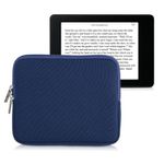 Laptop, Telefoane si Tablete - Telefoane mobile si accesorii - Accesorii Telefoane - Huse telefoane - Husa universala pentru eBook Reader de 7 inch, Kwmobile, Albastru, Textil, 57397.17 - Infinity.ro