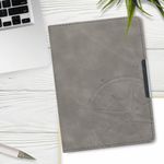 Laptop, Telefoane si Tablete - Tablete si accesorii tablete - Accesorii Tablete - Huse tablete - Husa pentru Tolino Vision 4/Vision 3/Vision 2, Piele ecologica, Gri, 48972.02 - Infinity.ro