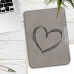 Laptop, Telefoane si Tablete - Tablete si accesorii tablete - Accesorii Tablete - Huse tablete - Husa pentru Tolino Shine 3, Piele ecologica, Gri, 48979.07 - Infinity.ro