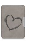 Laptop, Telefoane si Tablete - Tablete si accesorii tablete - Accesorii Tablete - Huse tablete - Husa pentru Tolino Shine 3, Piele ecologica, Gri, 48979.07 - Infinity.ro