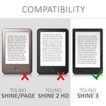 Laptop, Telefoane si Tablete - Tablete si accesorii tablete - Accesorii Tablete - Huse tablete - Husa pentru Tolino Shine 3, Piele ecologica, Multicolor, 46639.11 - Infinity.ro