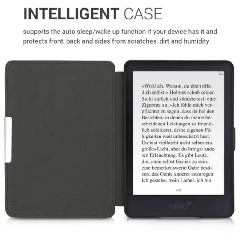 Laptop, Telefoane si Tablete - Tablete si accesorii tablete - Accesorii Tablete - Huse tablete - Husa pentru Tolino Shine 3, Piele ecologica, Multicolor, 46639.11 - Infinity.ro