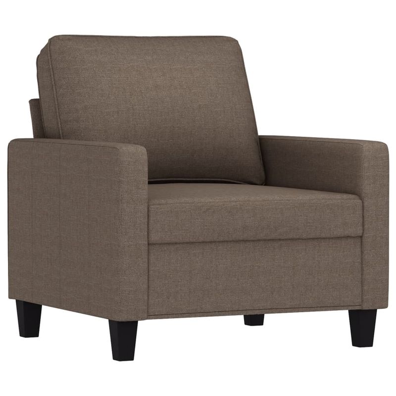 Casa si Gradina - Mobilier - Seturi de mobilier - Seturi living - Set de canapea cu perne, 3 piese, textil, gri taupe, model 1 - Infinity.ro