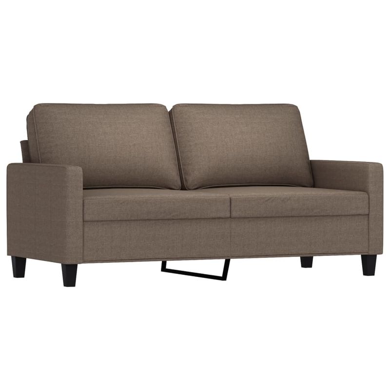 Casa si Gradina - Mobilier - Seturi de mobilier - Seturi living - Set de canapea cu perne, 3 piese, textil, gri taupe, model 2 - Infinity.ro