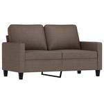 Casa si Gradina - Mobilier - Seturi de mobilier - Seturi living - Set de canapea cu perne, 3 piese, textil, gri taupe, model 2 - Infinity.ro