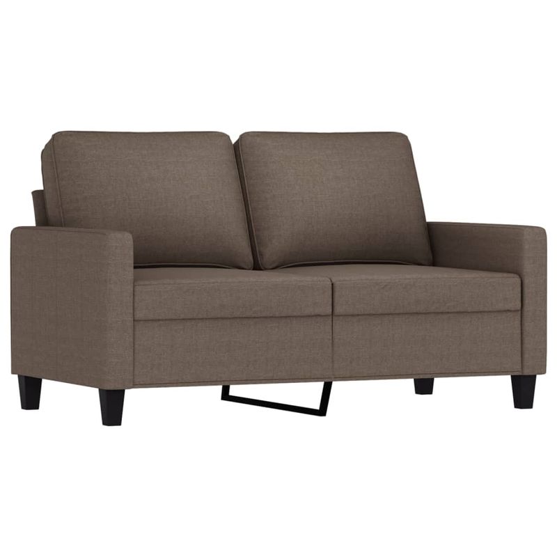 Casa si Gradina - Mobilier - Seturi de mobilier - Seturi living - Set de canapea cu perne, 3 piese, textil, gri taupe, model 2 - Infinity.ro