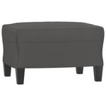 Casa si Gradina - Mobilier - Seturi de mobilier - Seturi living - Set de canapele cu perne, 3 piese, piele ecologica, gri, model 2 - Infinity.ro