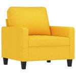 Casa si Gradina - Mobilier - Seturi de mobilier - Seturi living - Set de canapele cu perne, 3 piese, textil, galben deschis, model 1 - Infinity.ro