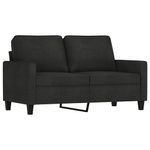Casa si Gradina - Mobilier - Seturi de mobilier - Seturi living - Set de canapele cu perne, 3 piese, textil, negru, model 3 - Infinity.ro