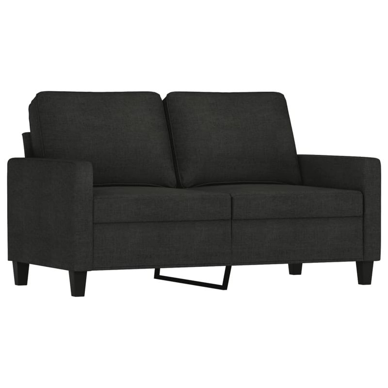Casa si Gradina - Mobilier - Seturi de mobilier - Seturi living - Set de canapele cu perne, 3 piese, textil, negru, model 3 - Infinity.ro