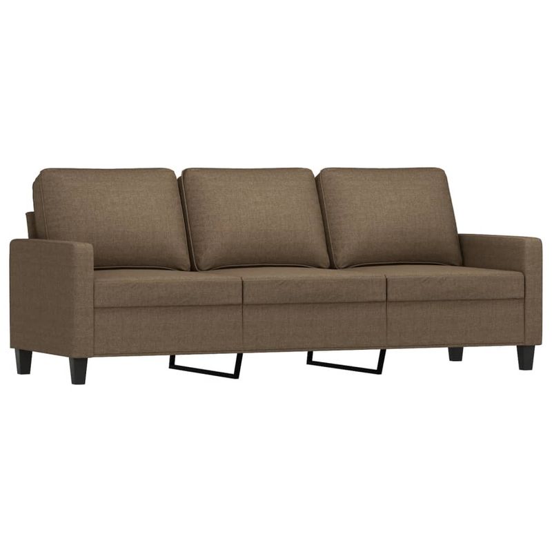 Casa si Gradina - Mobilier - Seturi de mobilier - Seturi living - Set de canapele cu perne, 4 piese, textil, maro, model 1 - Infinity.ro