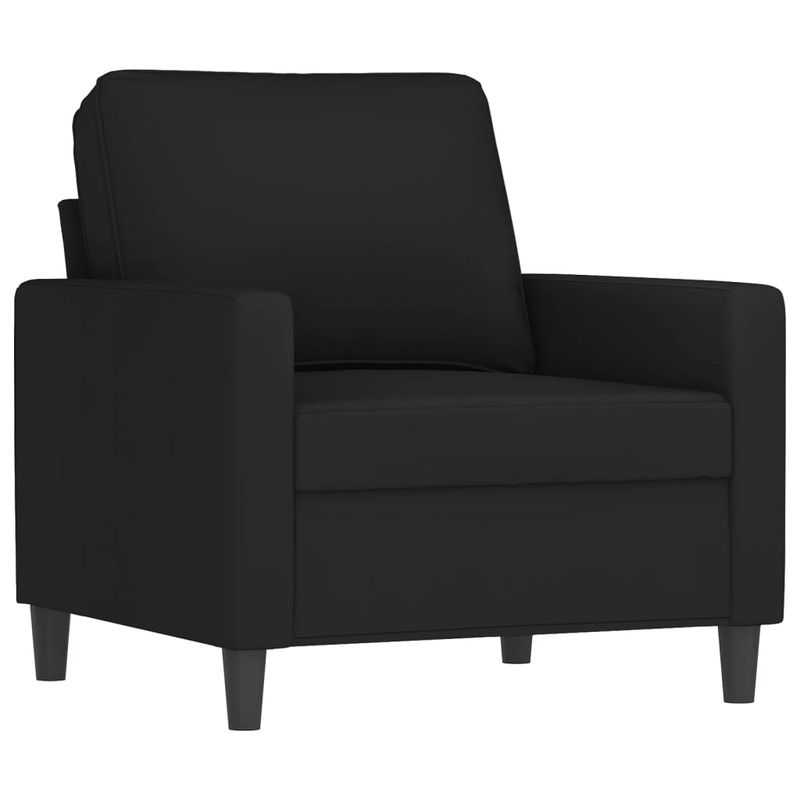 Casa si Gradina - Mobilier - Seturi de mobilier - Seturi living - Set de canapele cu perne, 4 piese, catifea, negru, model 1 - Infinity.ro