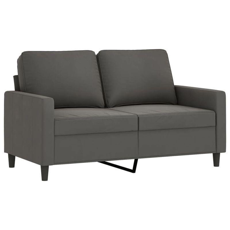 Casa si Gradina - Mobilier - Seturi de mobilier - Seturi living - Set de canapele cu perne, 4 piese, catifea, gri inchis, model 1 - Infinity.ro