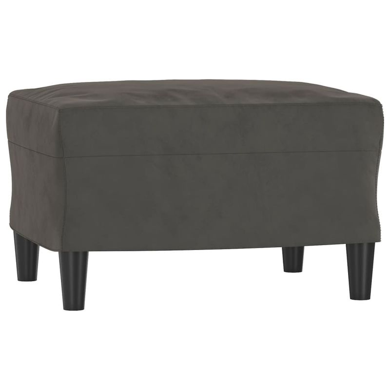 Casa si Gradina - Mobilier - Seturi de mobilier - Seturi living - Set de canapele cu perne, 4 piese, catifea, gri inchis, model 1 - Infinity.ro