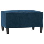 Casa si Gradina - Mobilier - Seturi de mobilier - Seturi living - Set de canapele cu perne, 4 piese, catifea, albastru, model 2 - Infinity.ro