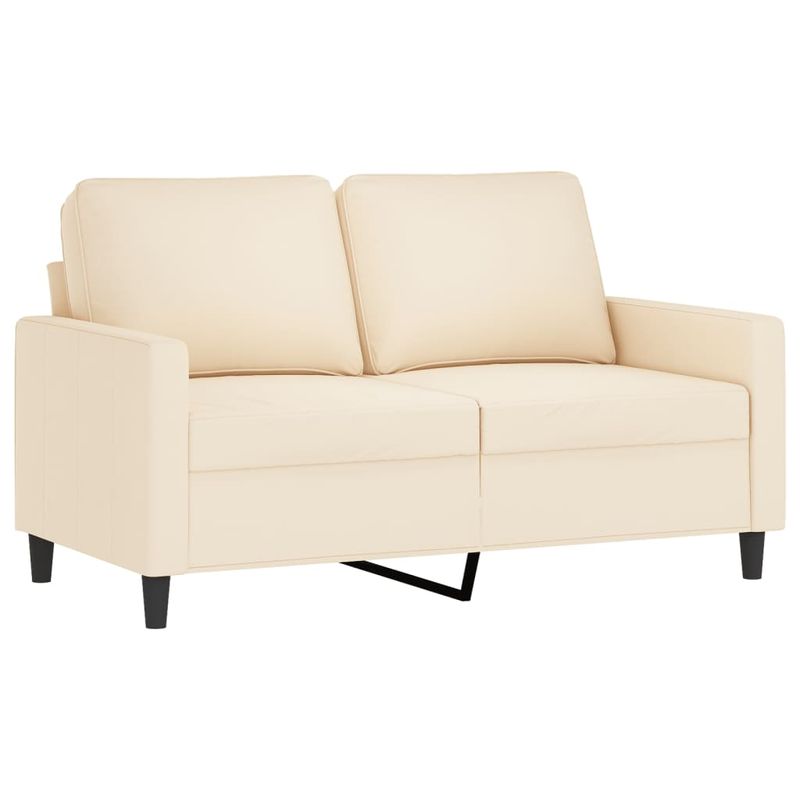 Casa si Gradina - Mobilier - Seturi de mobilier - Seturi living - Set de canapele cu perne, 4 piese, catifea, crem, model 1 - Infinity.ro