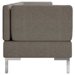 Casa si Gradina - Mobilier - Seturi de mobilier - Seturi living - Set de canapele, 4 piese, textil, gri taupe, model 2 - Infinity.ro