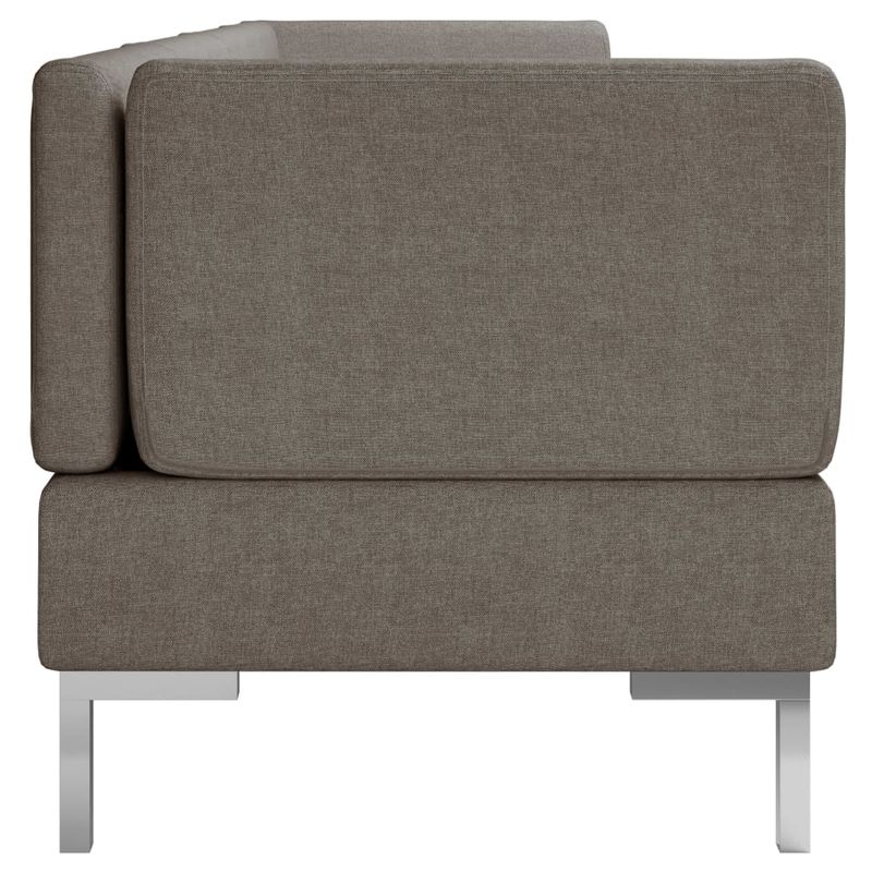 Casa si Gradina - Mobilier - Seturi de mobilier - Seturi living - Set de canapele, 4 piese, textil, gri taupe, model 2 - Infinity.ro