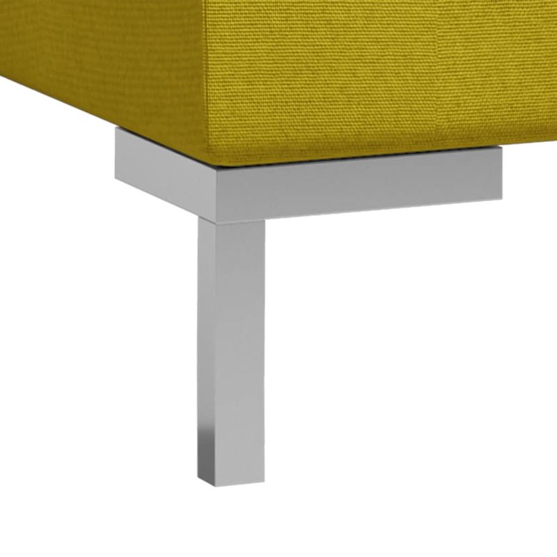 Casa si Gradina - Mobilier - Seturi de mobilier - Seturi living - Set de canapele, 3 piese, textil, galben, model 2 - Infinity.ro