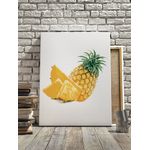 Jucarii, Copii si Bebe - Jucarii si jocuri - Jucarii & jocuri educative - Seturi pictura si desen - Set pictura pe numere Fruct de Ananas 1116, panza bumbac pe rama lemn, 60 x 80 cm - Infinity.ro